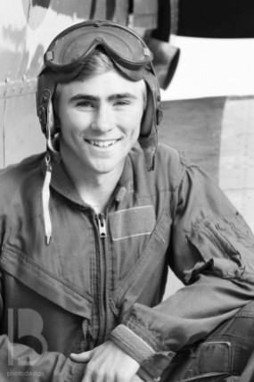 BrittanyBostrom-1940s-WWII-pilot-black-and-white